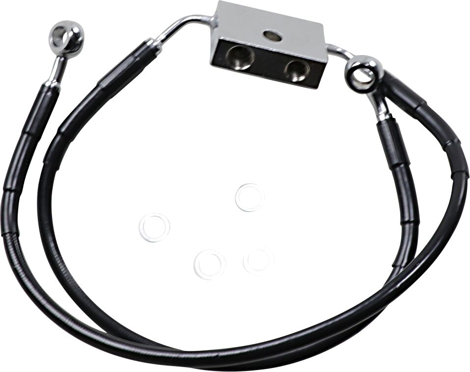 FRT BRAKE LINE XL BK