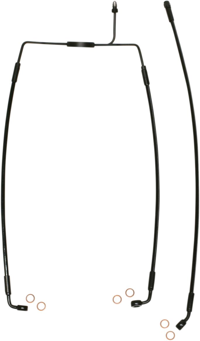 LINE BRAKE FRONT XR BLK