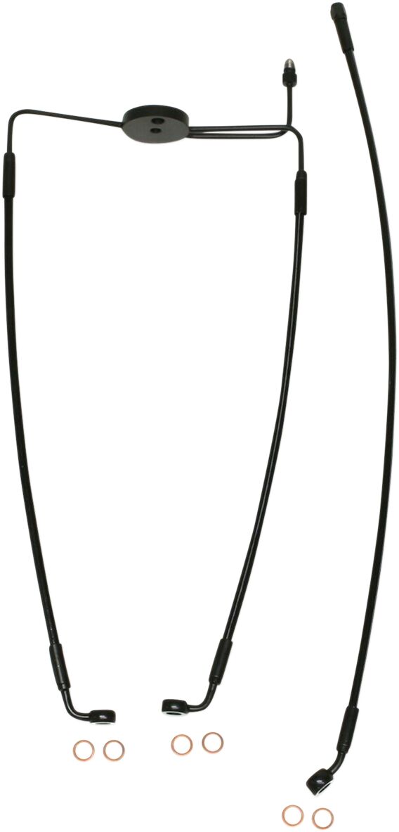 LINE BRAKE FRONT XR BLK