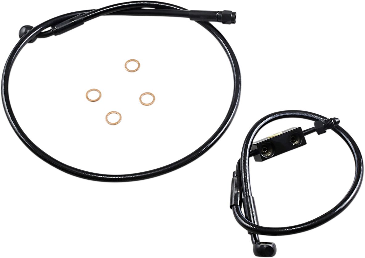 LINE BRAKE FRONT XR BLK