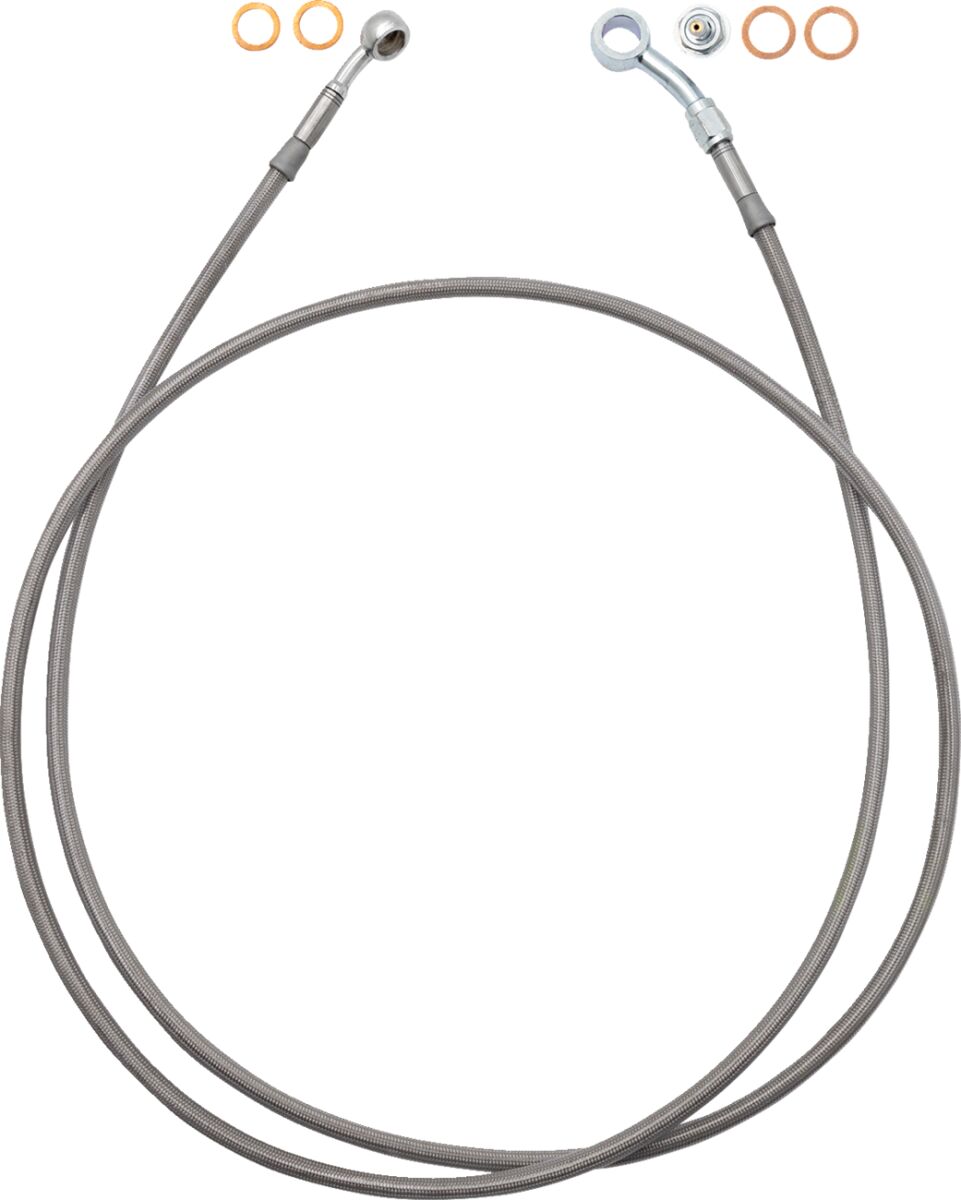 EZ Install Brake Line - 62" - Stainless Steel Braid