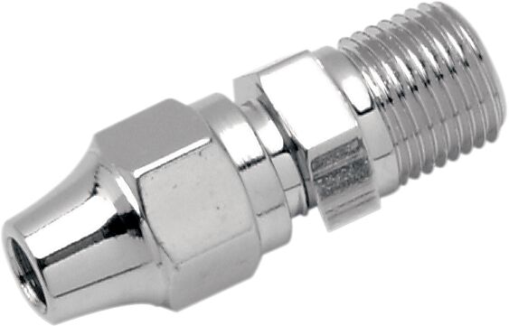 Universaalne pidurivooliku liitmik, kroom, 1/8", isane NPT, sirge