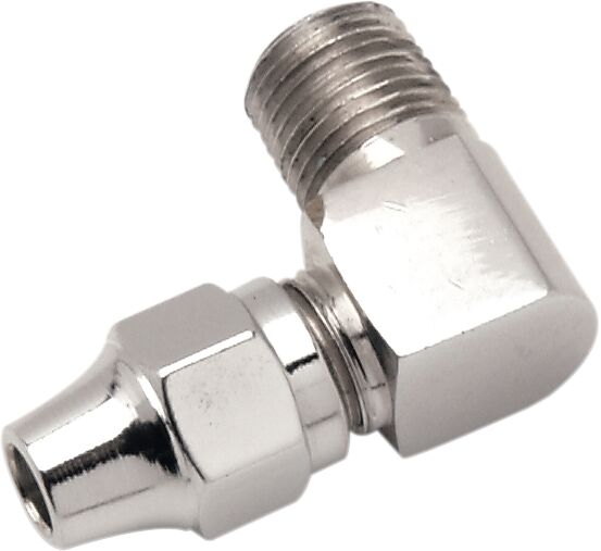 Universaalne pidurivooliku liitmik, kroom, 1/8" isane NPT 90°