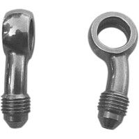 Banjo liitmik, alumiinium, 20° -03, ava-Ø 10mm, isane 3/8x24 JIC/UNF, must
