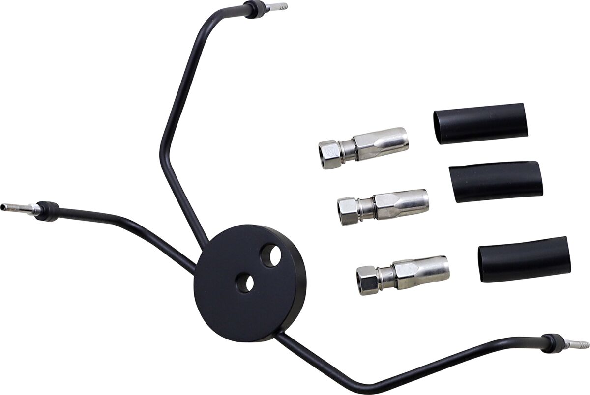 Kollektor, topeltketas, ABS-ita, BYO® roostevaba teras, must