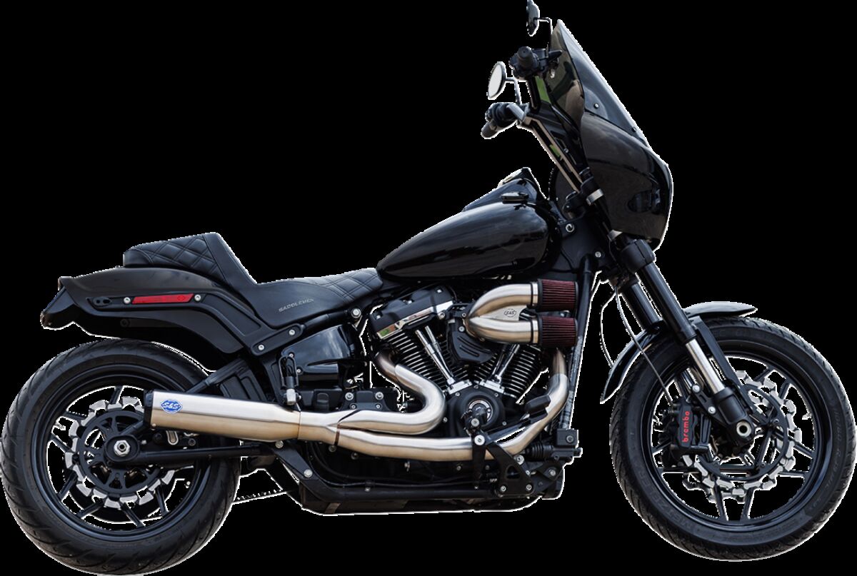 Summuti 2:1 Qualifier, ainult võidusõiduks, roostevaba, M8 Softail 2018-23
