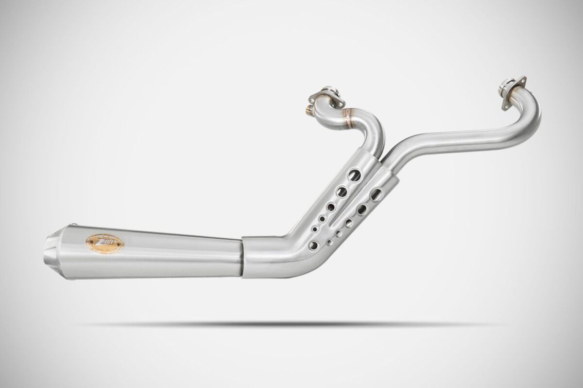 Kooniline täisväljalaskesüsteem HD-Sportster 2in1, roostevaba teras