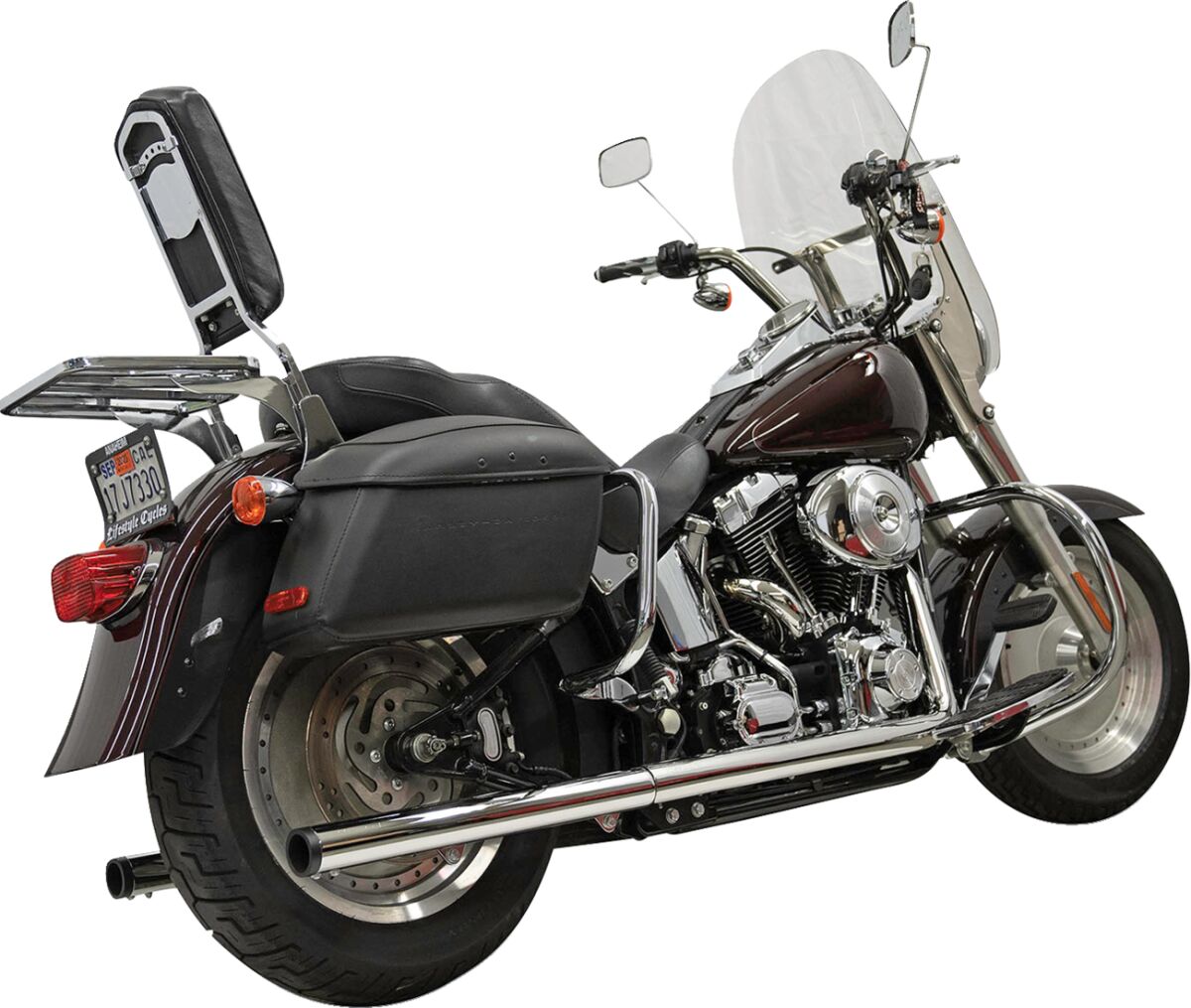 Summuti Drag Pipe, topelt, kroom, TC Softail 86-2017