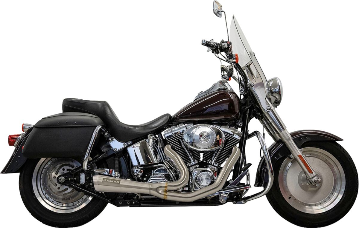 Summuti 2:1 Ripper Short, roostevaba, TC Softail 89-2017