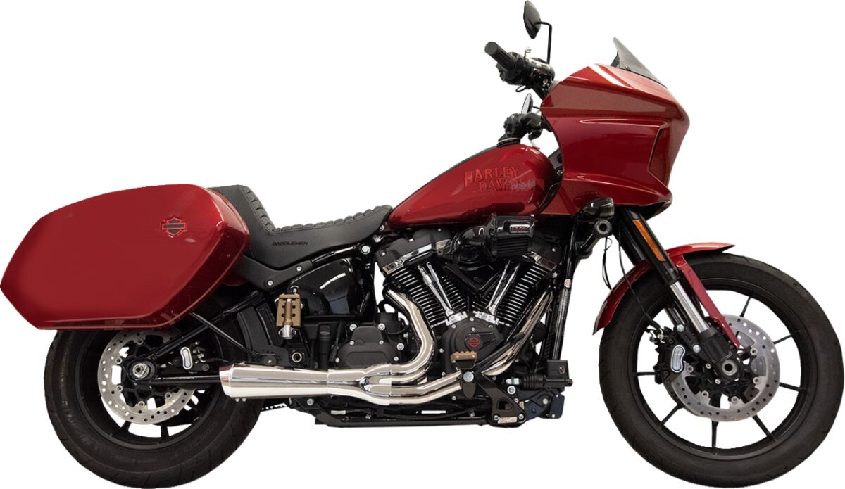 Summuti Short Ripper 2:1 Megaphone'iga, kroom, M8 Softail