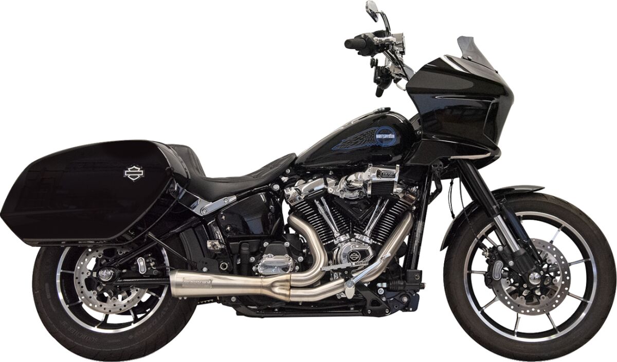 Summuti Short Ripper 2:1 Megaphone'iga, roostevaba teras, 49 State, M8 Softail