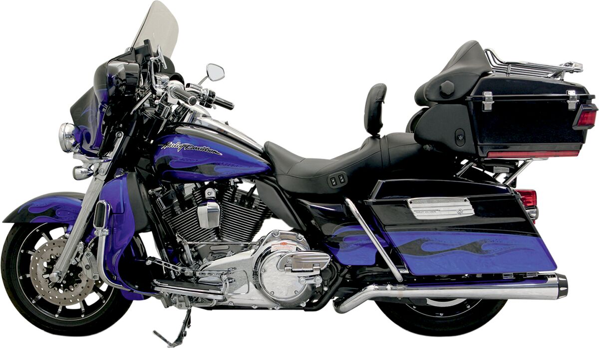 EXHAUST ROAD RAGE II MEGA POWER PSEUDO LEFT-SIDE MUFFLER CHROME