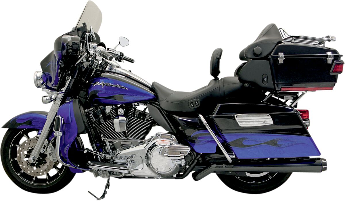 EXHAUST ROAD RAGE II MEGA POWER PSEUDO LEFT-SIDE MUFFLER BLACK