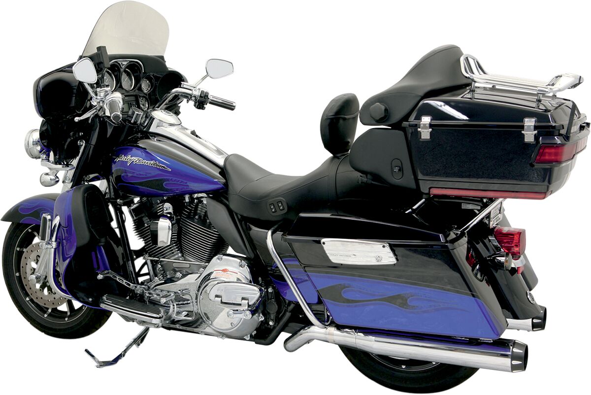EXHAUST ROAD RAGE II B1 PSEUDO LEFT-SIDE MUFFLER CHROME