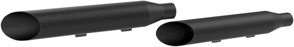 Slip-on summutid 3" HP-Plus, kooniline, must