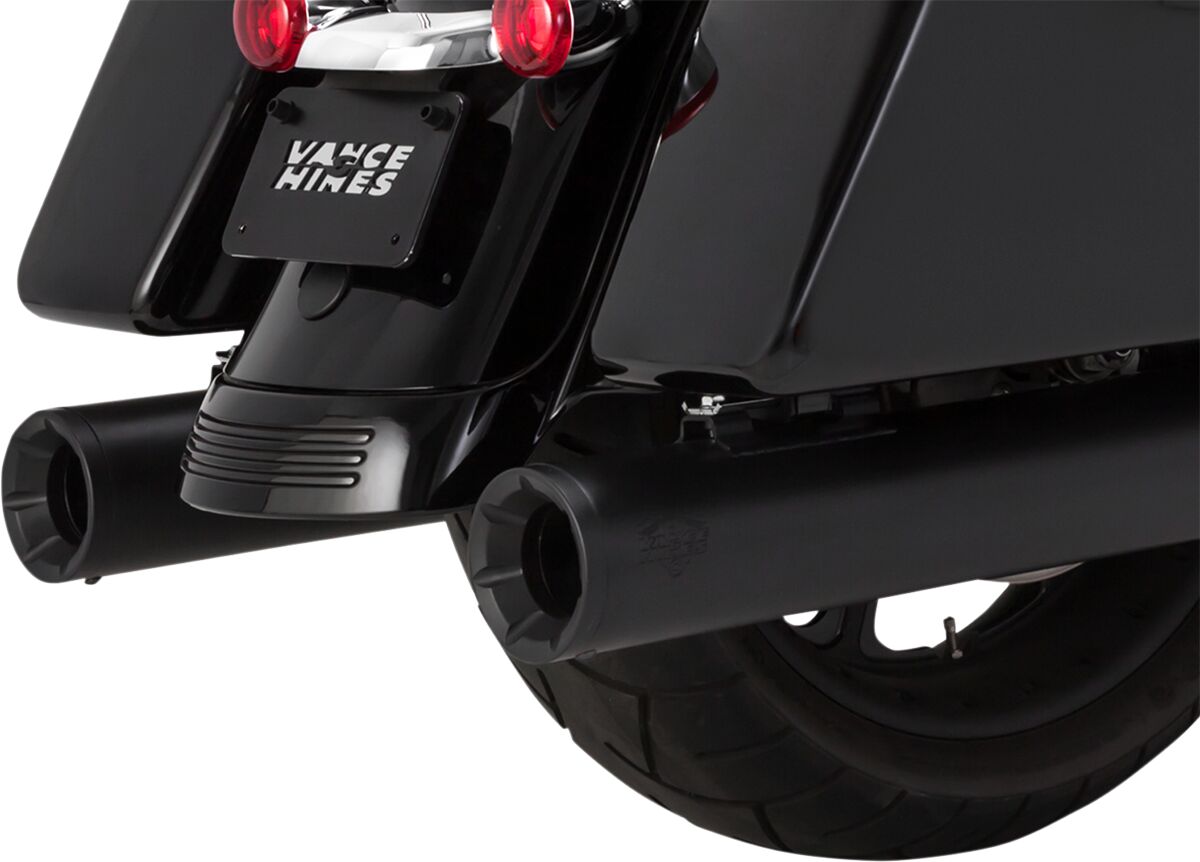 Slip-on summuti Eliminator 400, must, mustade otsakorkidega