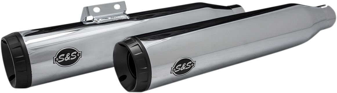 Slip-on summutid Grand National 4" EC, kroom/must