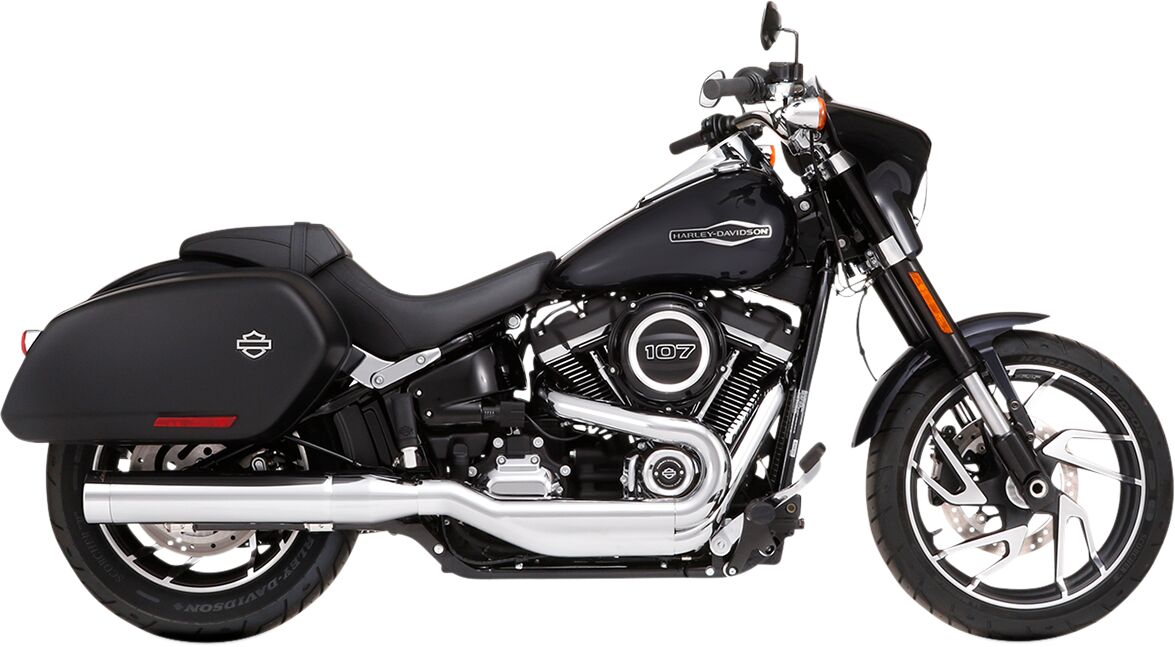 Slip-on summuti 4", Sport Glide, kroom/kroom