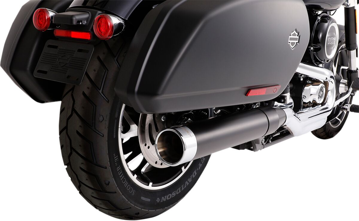 Slip-on summuti 4", Sport Glide, must/kroom