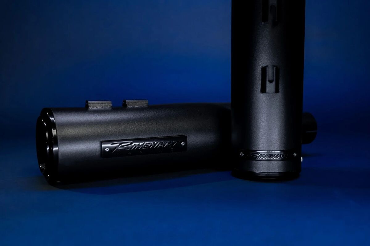 4.5" HP45 XL slip-on summuti, must, musta otsakorgi ja embleemiga, Midnight