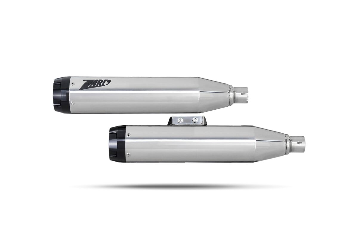 Kattuv slip-on summuti HD-Breakout Fat Boy M8, poleeritud, E4/E5