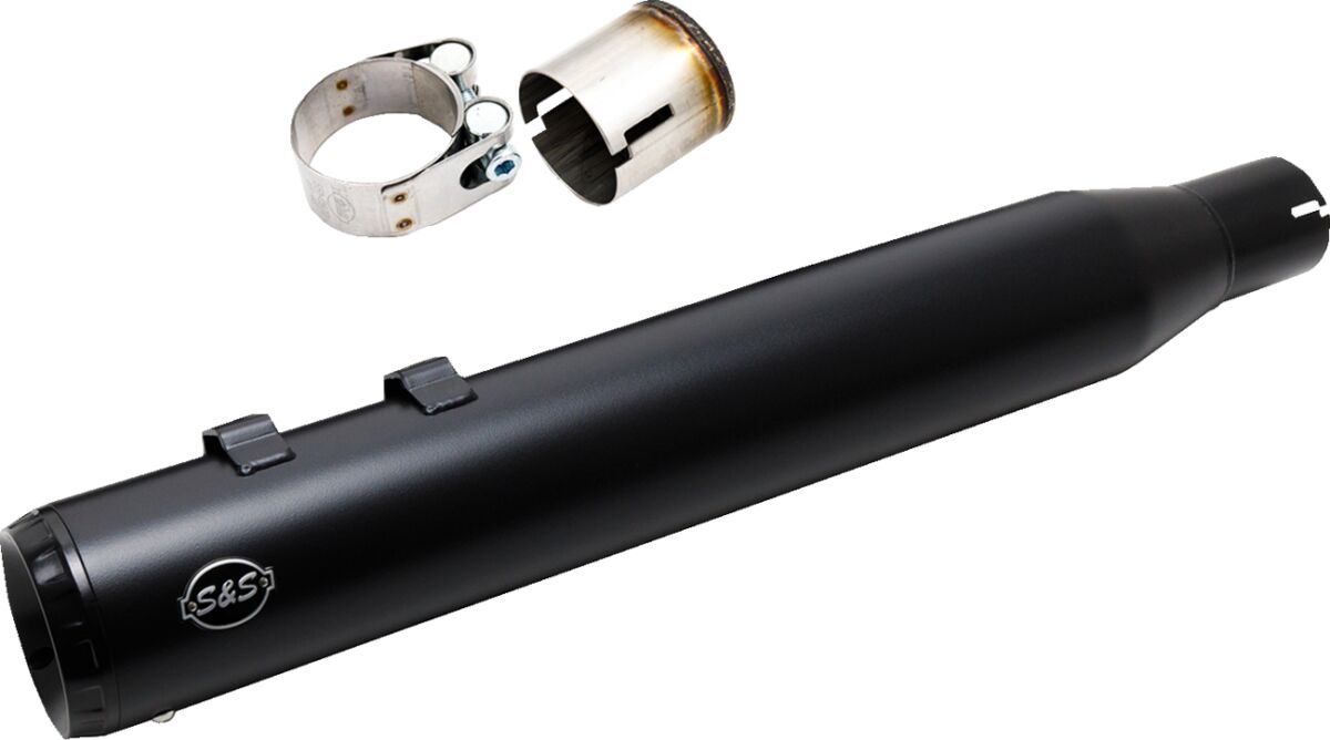 Summuti komplekt 2-1 OEM EU väljalaskekollektorile - 4" - M8, must