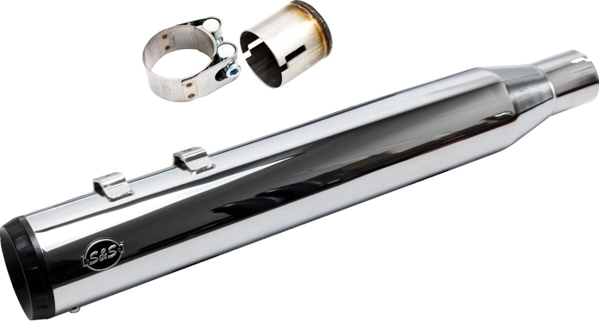 Summuti komplekt 2-1 OEM EU väljalaskekollektorile - 4" - M8, kroom