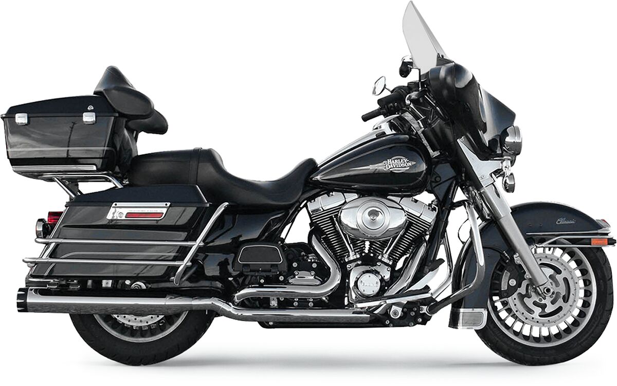 HEAD PIPES TRUE DUAL DOWN UNDER CHROME TOURING