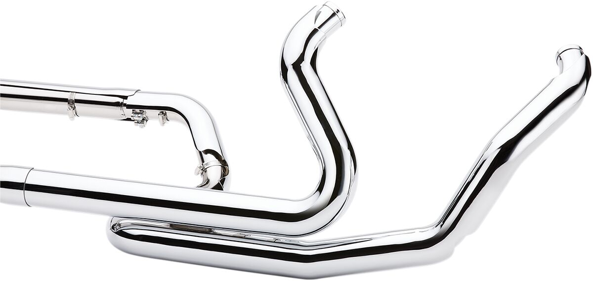 HEADPIPES POWERPORT DUAL W/DUAL BUNGS CHROME