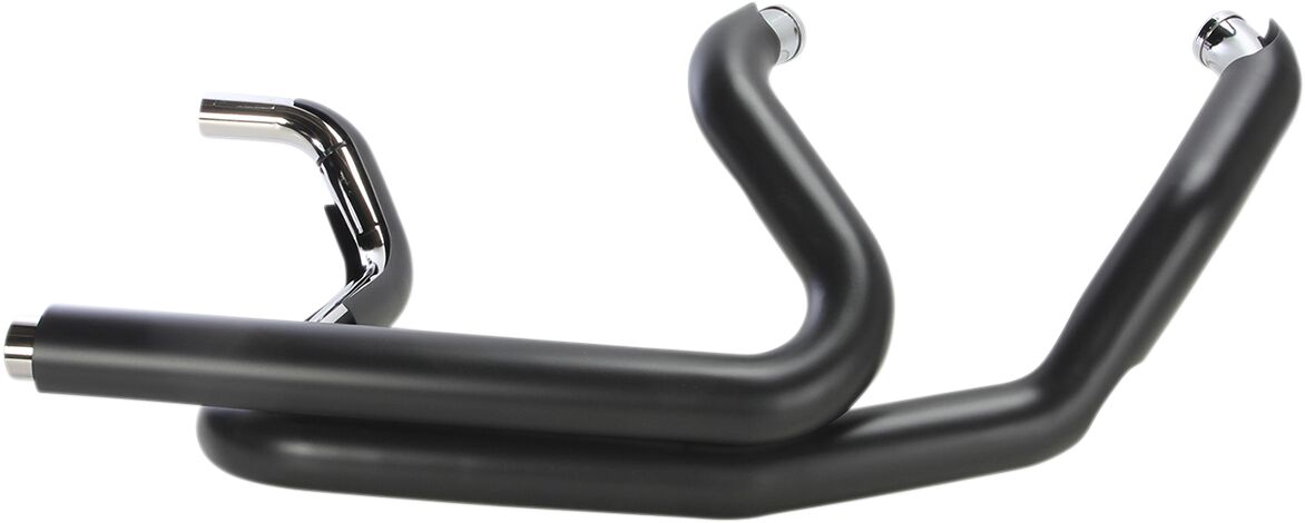 HEADPIPES POWERPORT DUAL W/DUAL BUNGS BLACK
