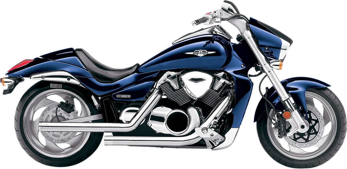 DRAGSTER EXHAUST SYSTEM CHROME SUZUKI