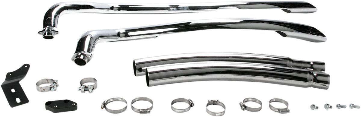 SWEPT EXHAUST CHROME KAWASAKI