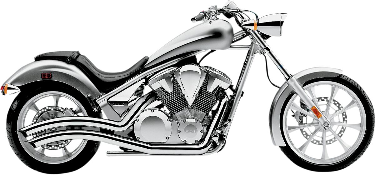 SPEEDSTER SWEPT EXHAUST CHROME HONDA
