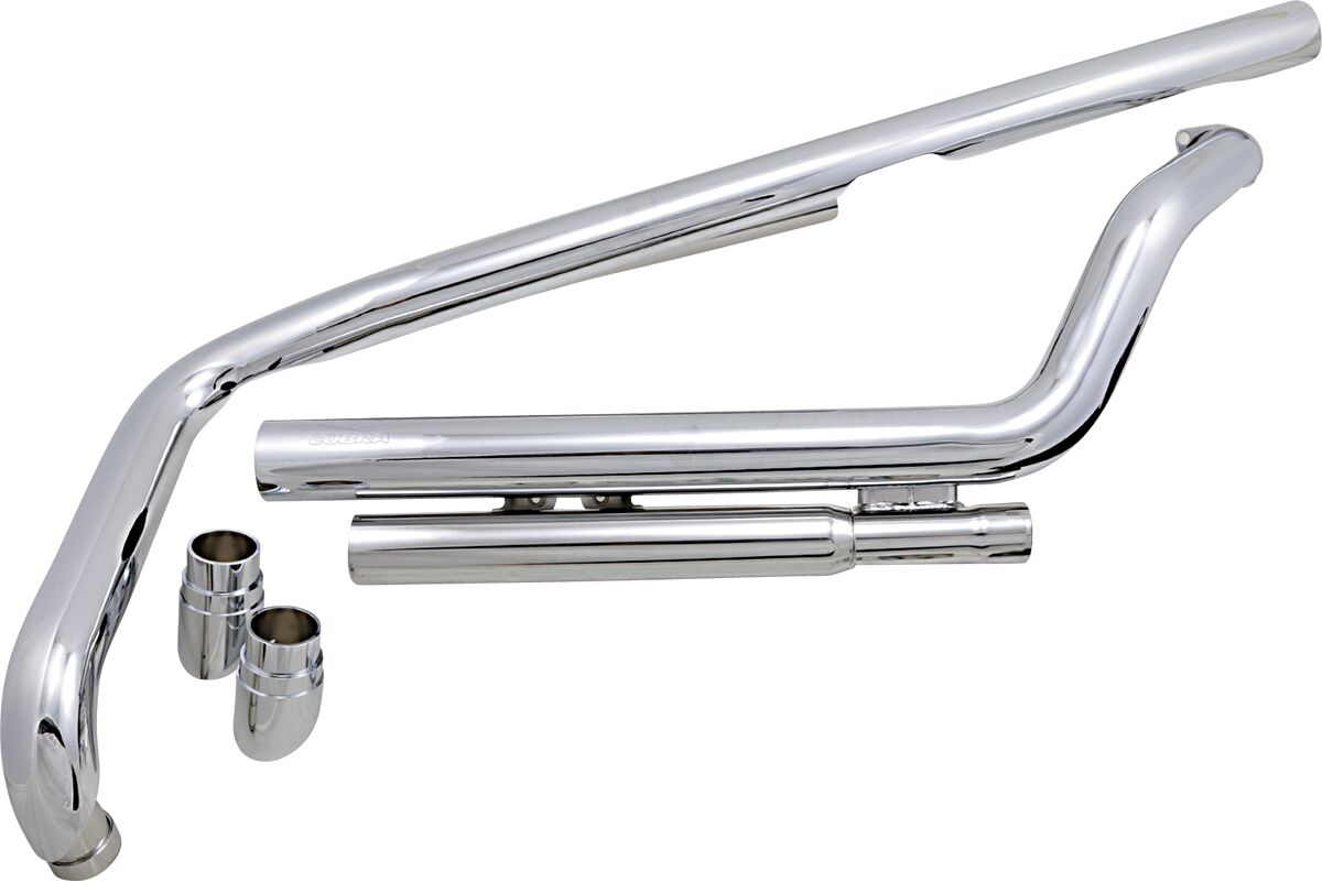 EXHAUST SYSTEM SPEEDSTER HOT ROD SLASH DOWN CHROME SYSTEM