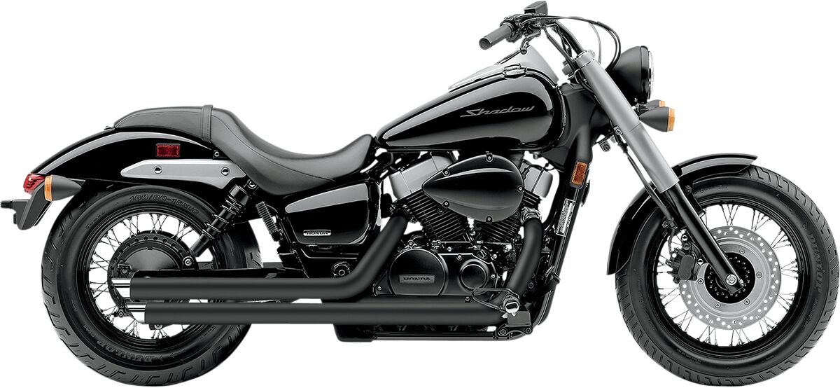 SPEEDSTER STREET ROD SLASH DOWN EXHAUST BLACK HONDA