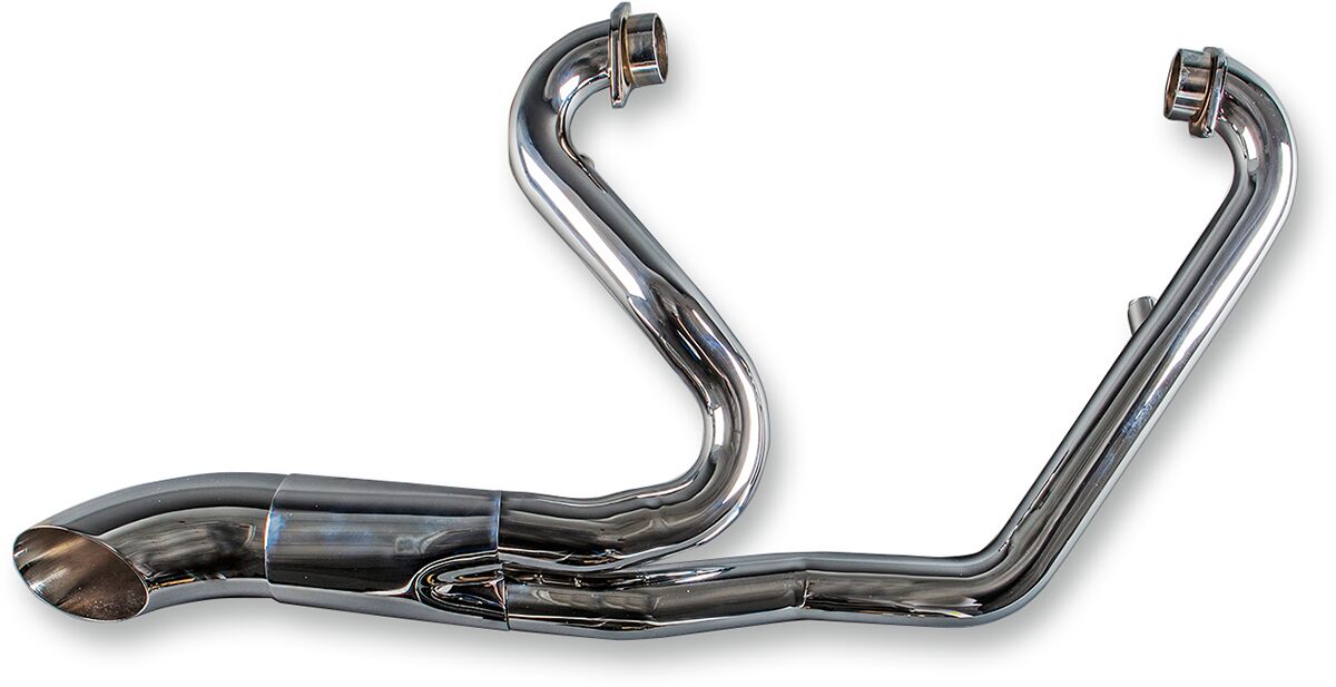 EXHAUST 2 INTO 1 HOT ROD STAINLESS STEEL CHROME