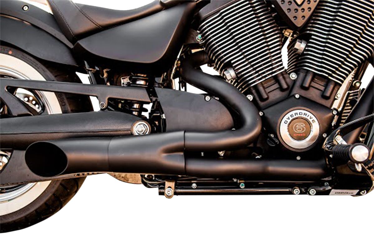 EXHAUST 2 INTO 1 HOT ROD STAINLESS STEEL STAINLESS STEEL BLACK