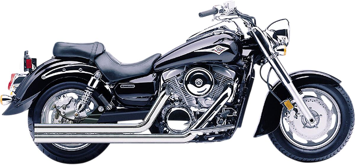 EXHAUST SYSTEM SPEEDSTER LONG W/POWERPORT 2 INTO 2 STRAIGHT-CUT TRIPLE-CHROME