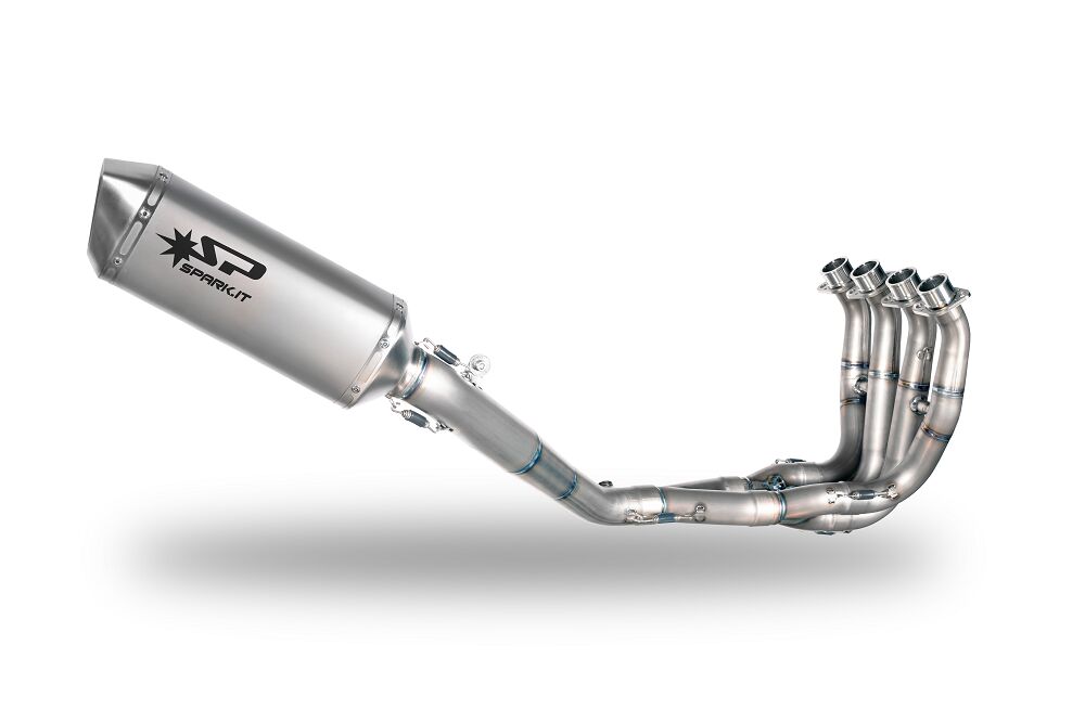 EXHAUST FULL STAINLESS STEEL FORCE SILENCER TITANIUM
