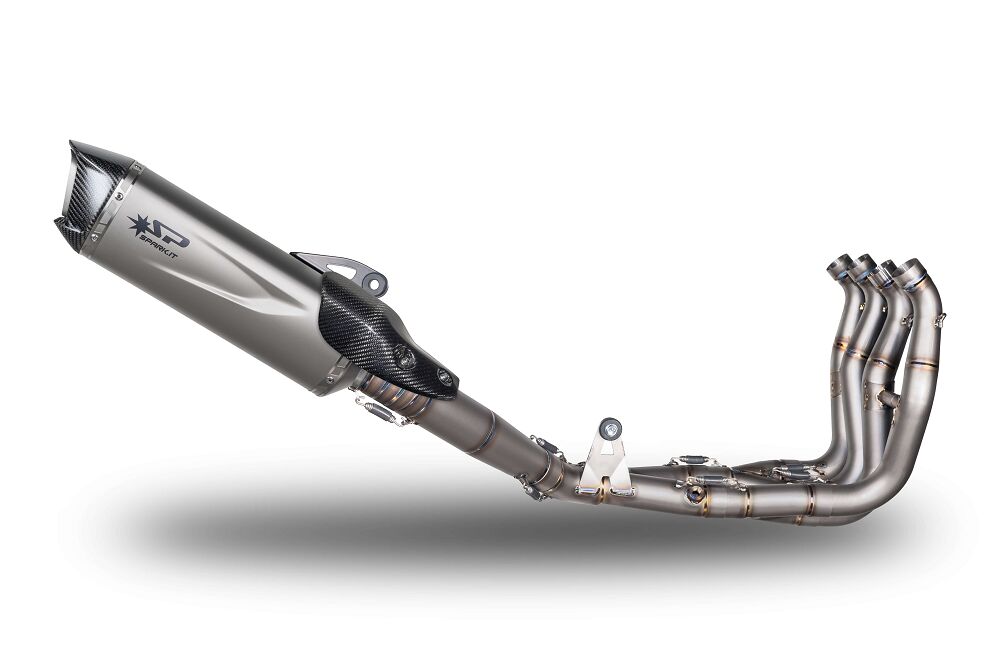 FORCE EVO FULL EXHAUST SYSTEM SILENCER TITANIUM