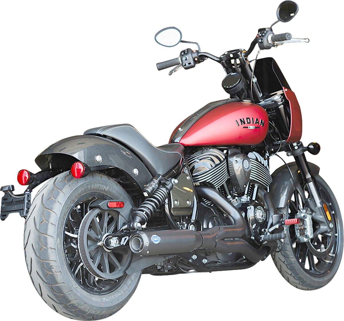 Exhaust Qualifier 2:1 Guardian Blk 49 State Indian Chief