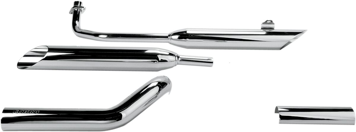 SLIP ON WITH SLASH CUT TIP CHROME