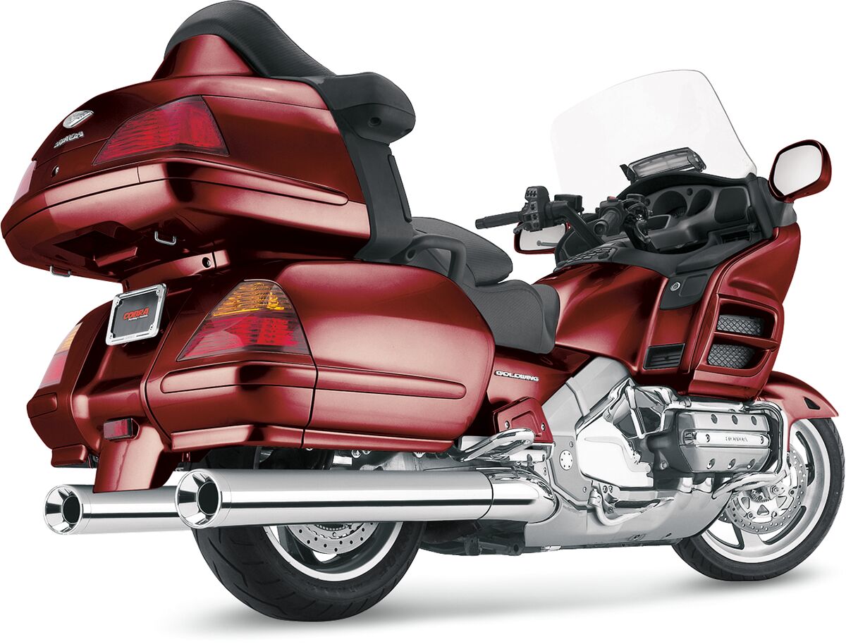 CLASSIC SLIP ON MUFFLERS WITH TIPS CHROME HONDA