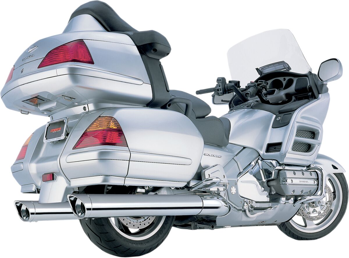 4" SLIP ON MUFFLERS CHROME HONDA