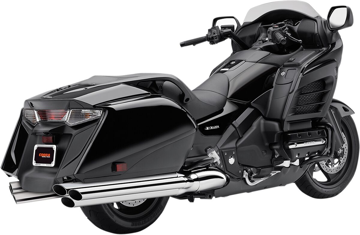 6 INTO 6 SLIP ON MUFFLERS CHROME HONDA