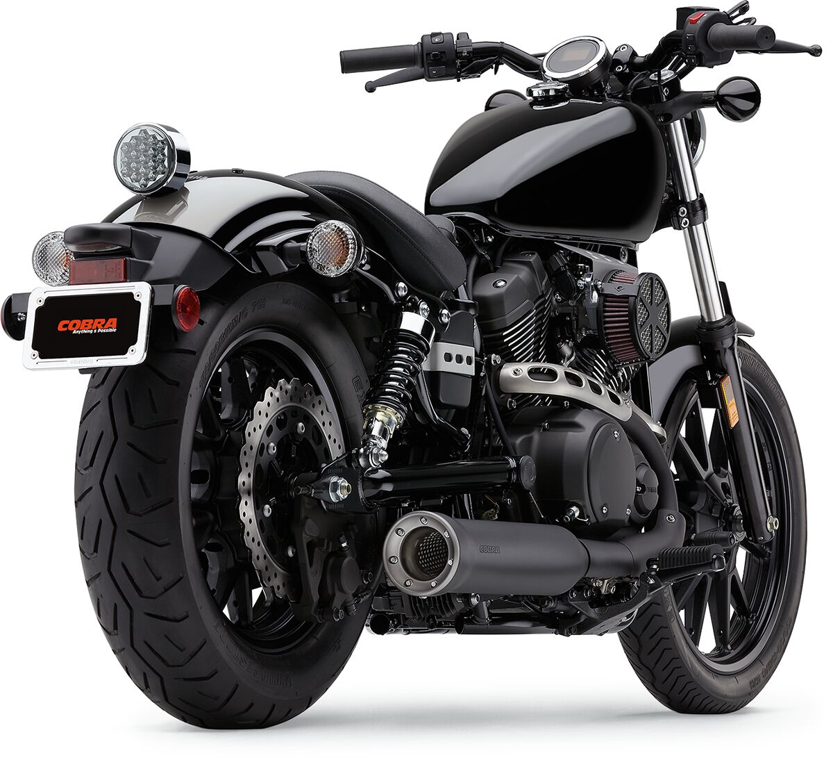 SLIP ON MUFFLER BLACK YAMAHA