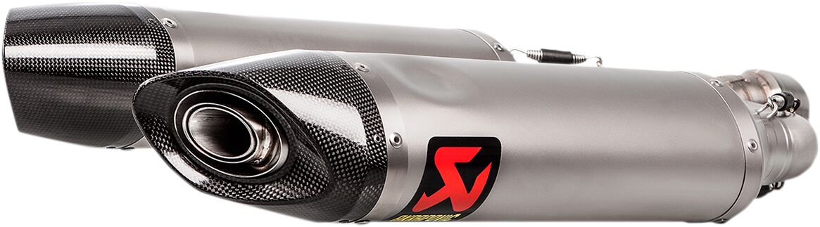 SLIP-ON LINE DUAL MUFFLER TITANIUM