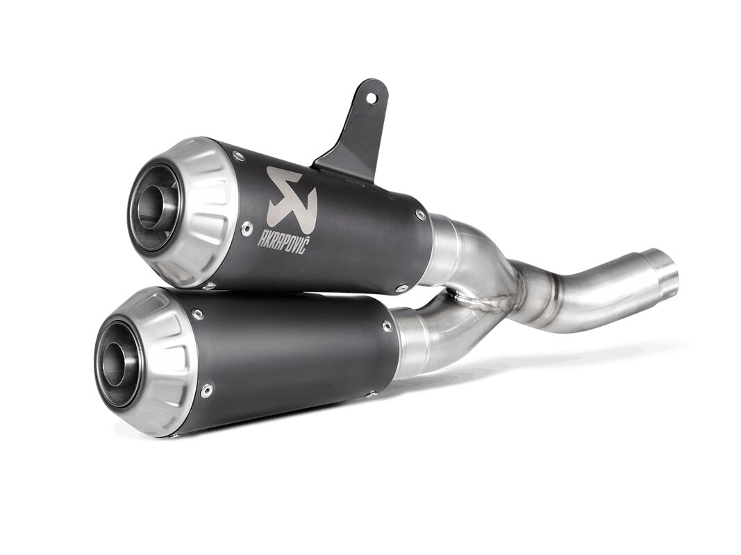 SLIP-ON LINE DUAL MUFFLER BLACK TITANIUM
