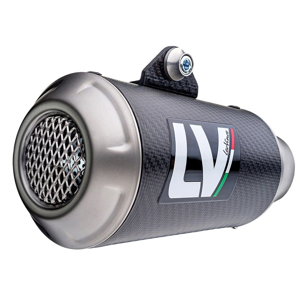 LV-10 CARBON FIBER SLIP-ON MUFFLER ECE