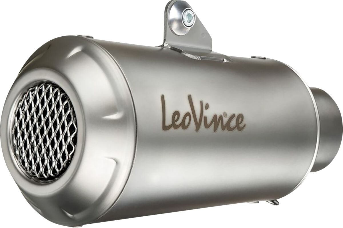 LV-10 SLIP-ON MUFFLER STAINLESS STEEL